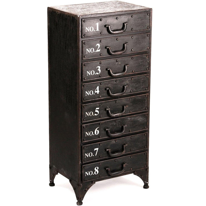 Black Industrial Chic Chest