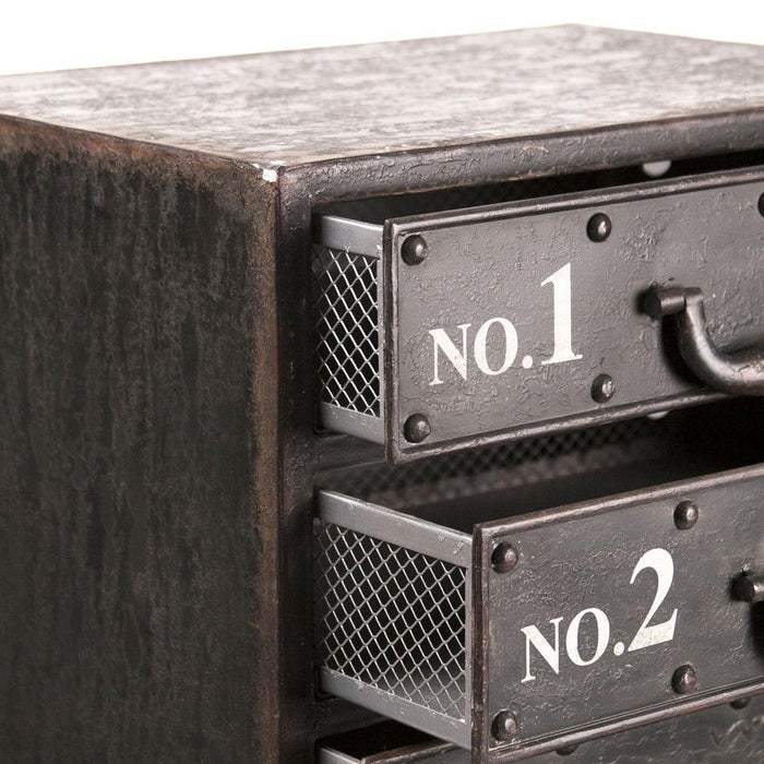 Black Industrial Chic Chest