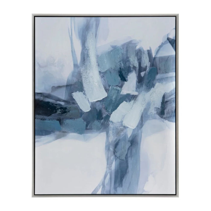 Shades of Blue Abstract Wall Art