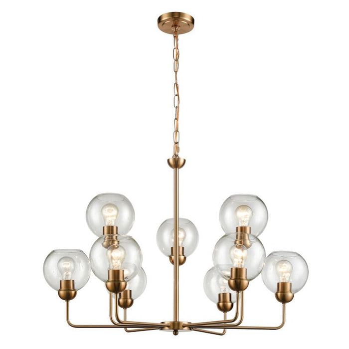 Gold Astoria Uplight Bulb Chandelier