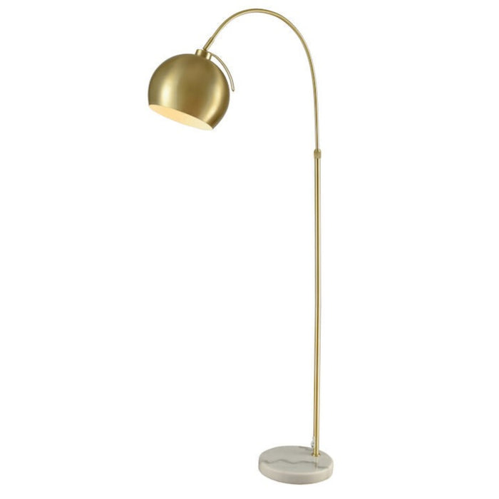 Aged Brass Floor Lamp