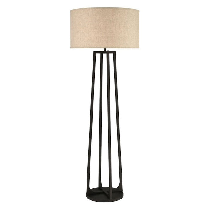 Modern Drum-Shaped Floor Lamp