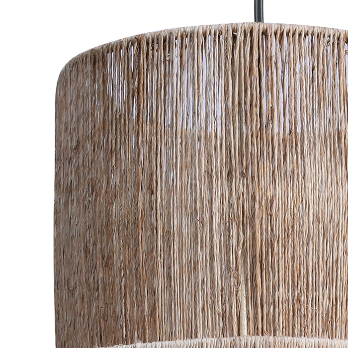 Natural Coastal Jute 1-Light Pendant