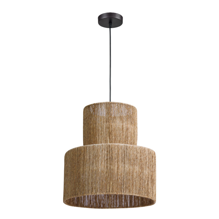 Natural Coastal Jute 1-Light Pendant