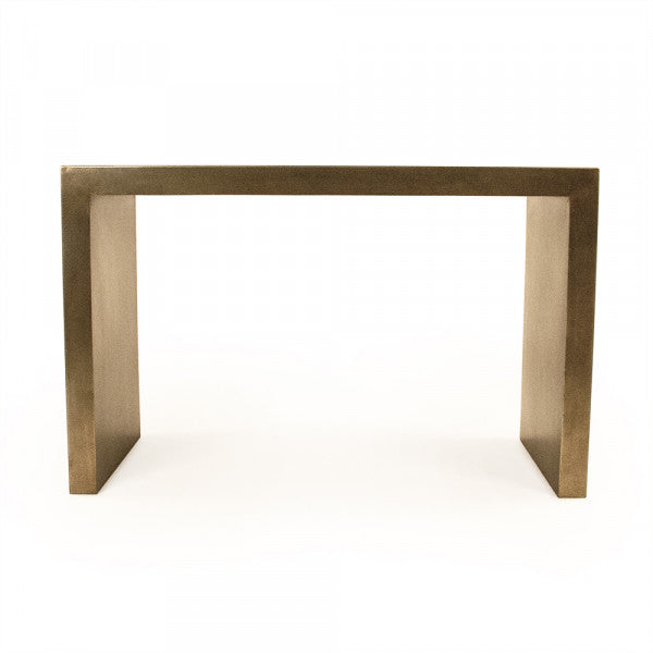 Gold Iron Console Table