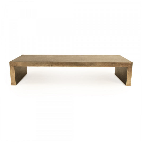 Gold Iron Low Coffee Table