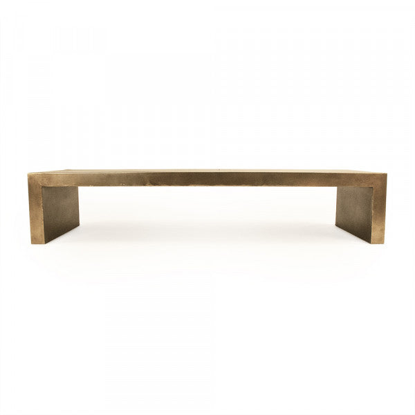 Gold Iron Low Coffee Table