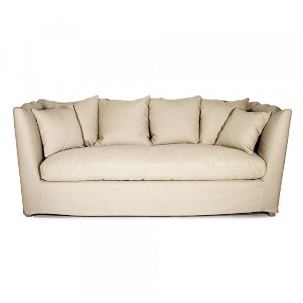 Hemp Sofa with Pillows