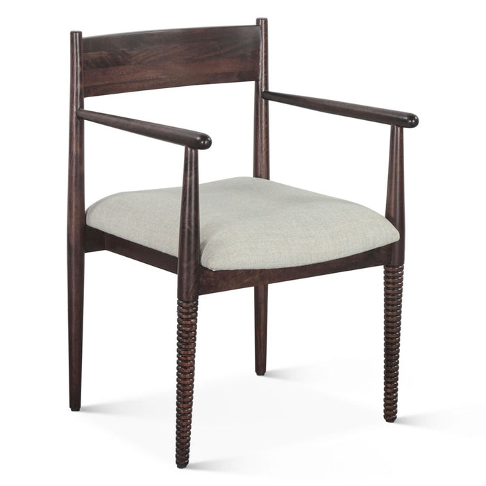 Mod Wooden Upholstered Dining Chair