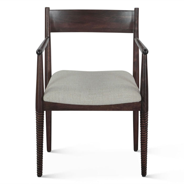 Mod Wooden Upholstered Dining Chair