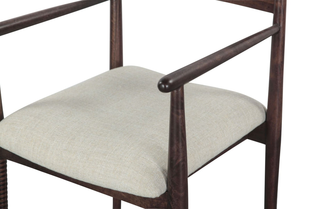 Mod Wooden Upholstered Dining Chair