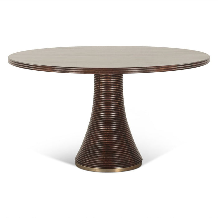 Dark Sienna Transitional Dining Table