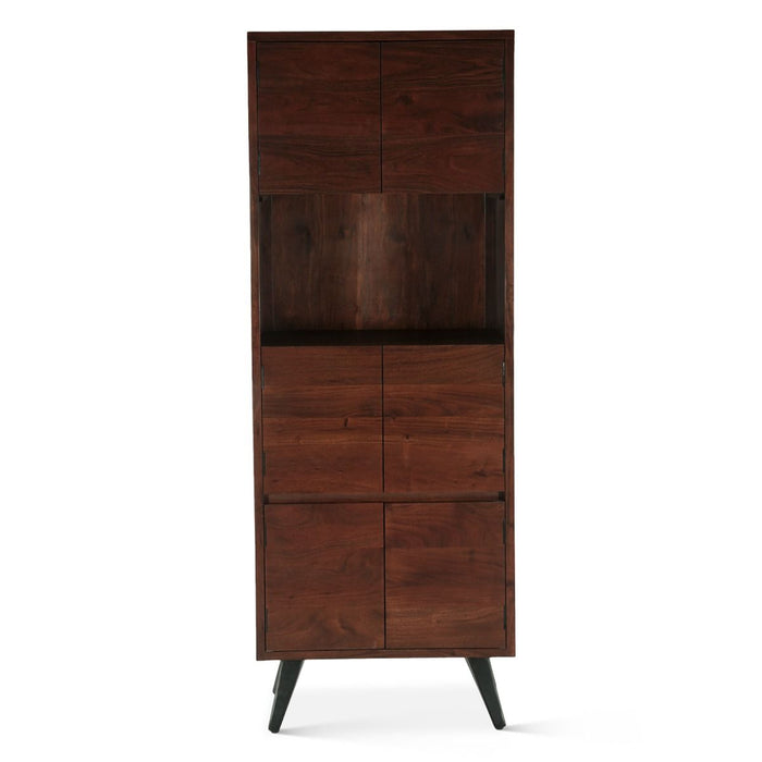 Mid-Century Walnut Bar Cabinet