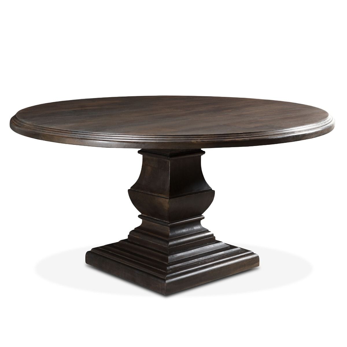 60" Vintage Brown Dining Table