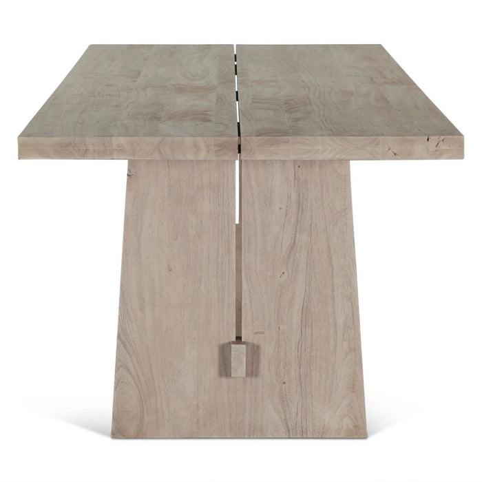 Driftwood Slab Base Dining Table