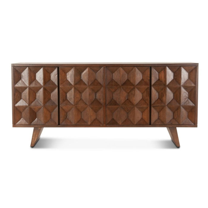 Rustic Matte Brown Sideboard