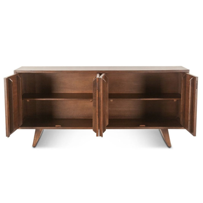 Rustic Matte Brown Sideboard