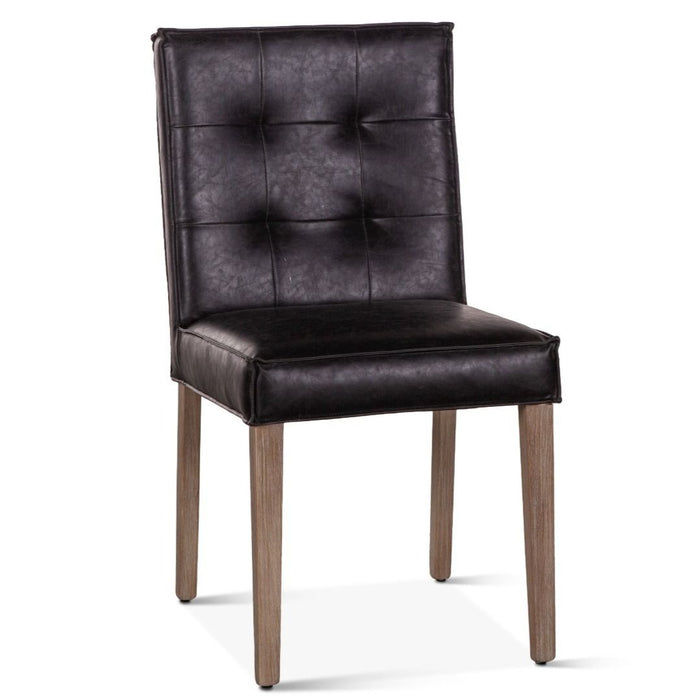 Black Eco-Friendly Leather Dining Chair