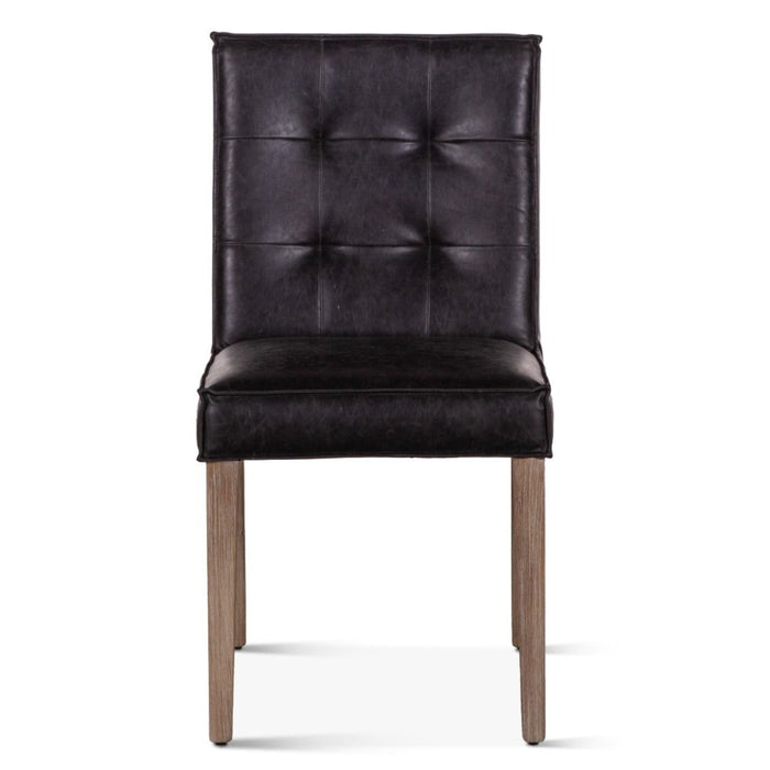 Black Eco-Friendly Leather Dining Chair