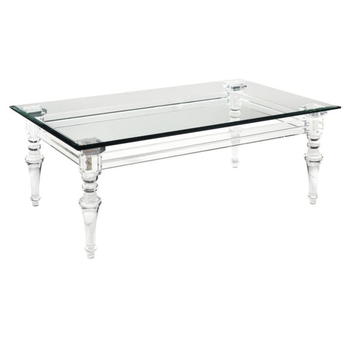 Modern Jewel Rectangular Coffee Table