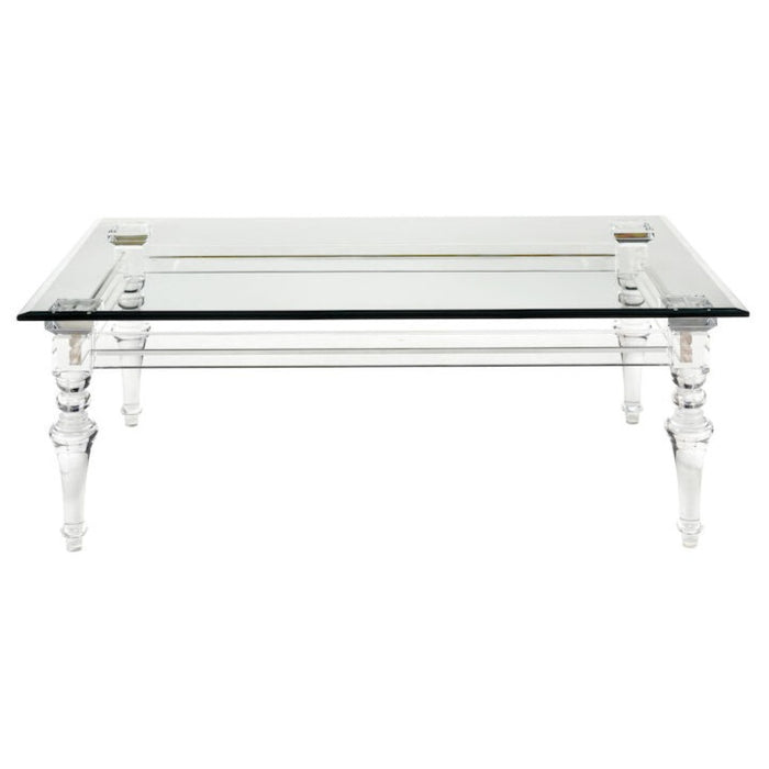 Modern Jewel Rectangular Coffee Table