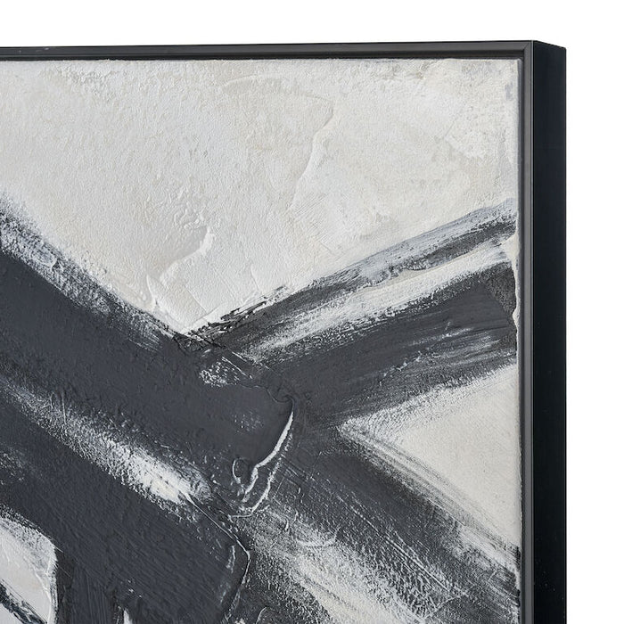 Abstract Bold Black Wall Art