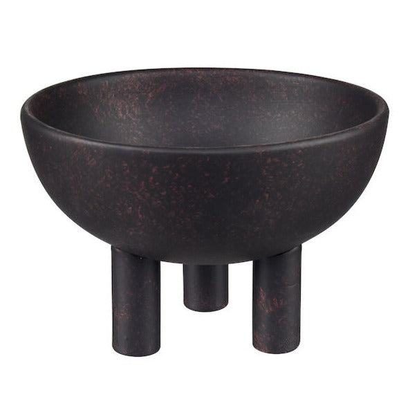 Modern Black Earthenware Bowl