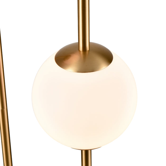 2-Light Oval Floor Lamp