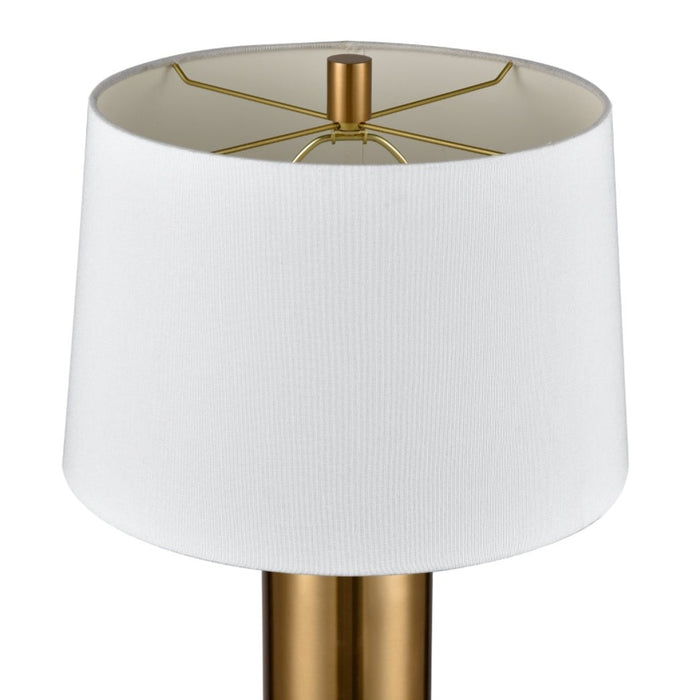 Luxe Aged Brass Table Lamp