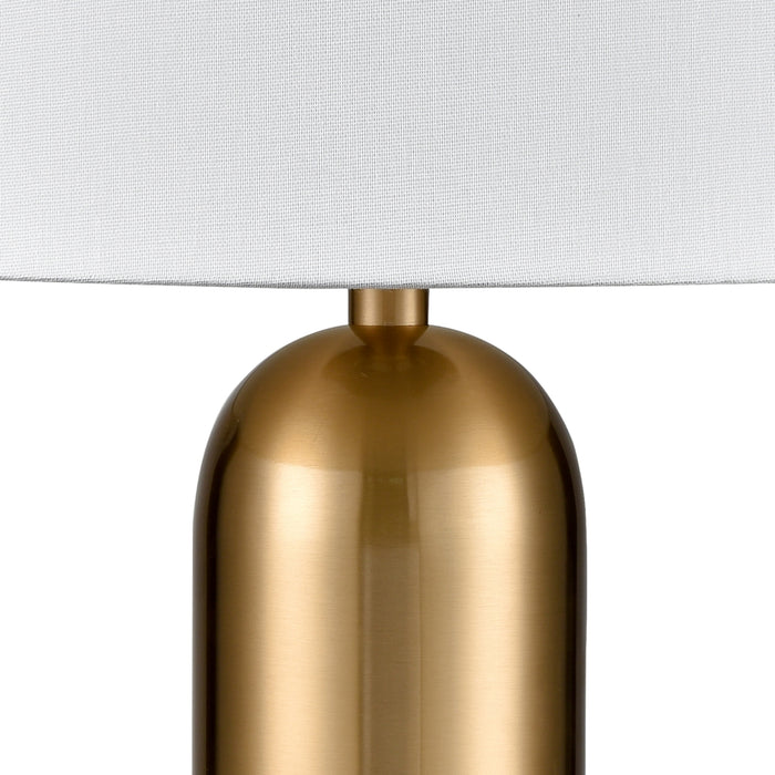 Luxe Aged Brass Table Lamp