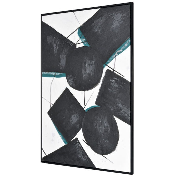 Bold Black Geometric  Wall Art