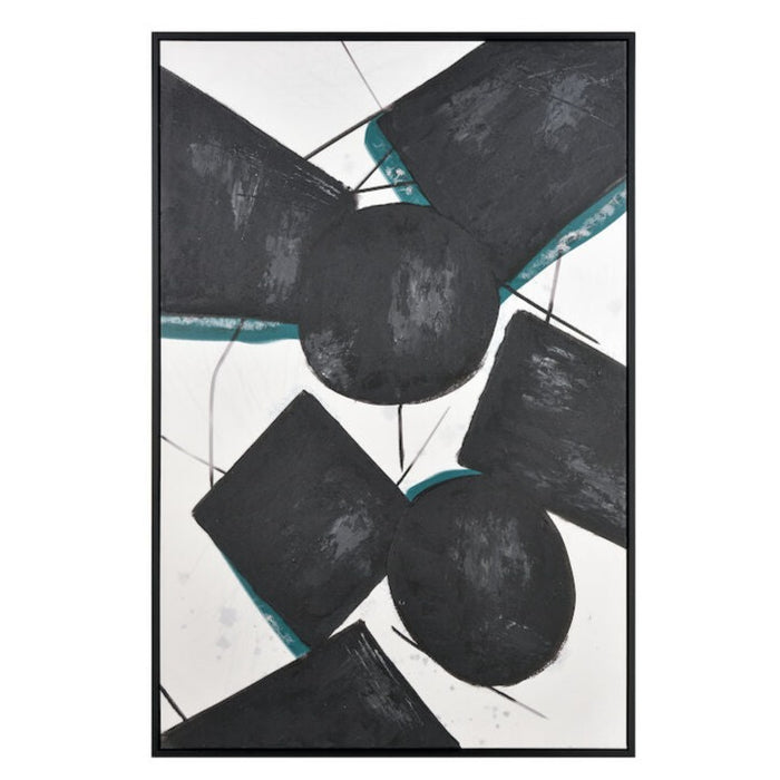 Bold Black Geometric  Wall Art