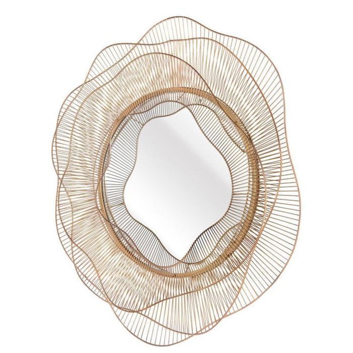 Curl Flower Petals Mirror