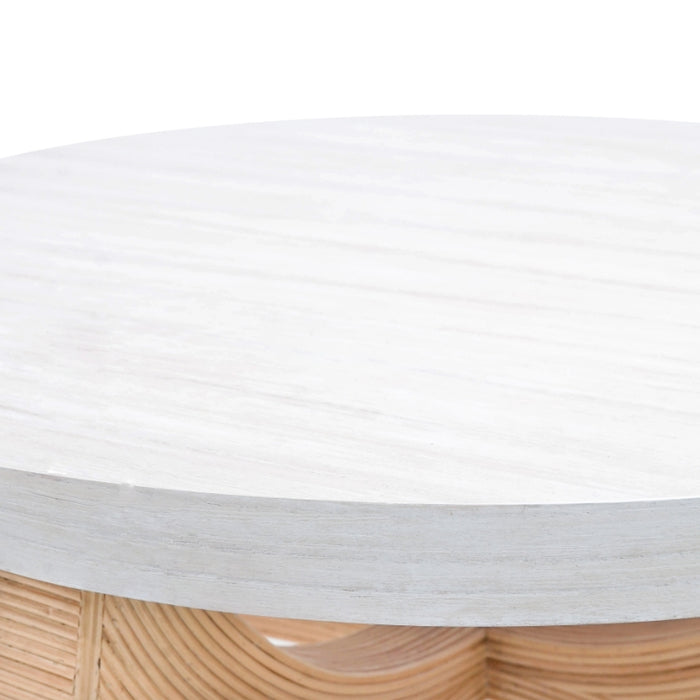 Curvilinear Base Round Coffee Table