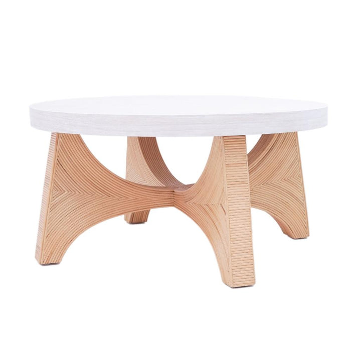 Curvilinear Base Round Coffee Table