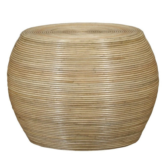 Coastal Chic Rattan Cane Coffee Table