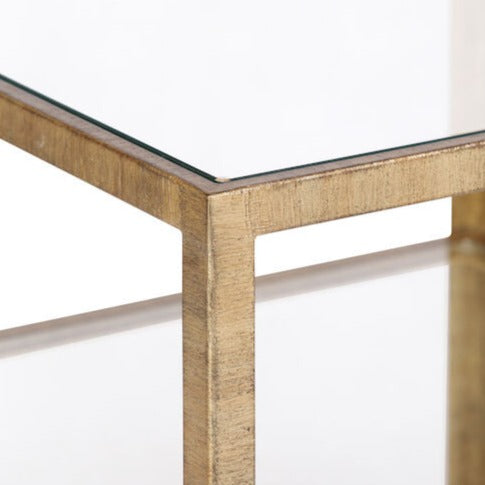 Chic Luxe Gold Accent Table