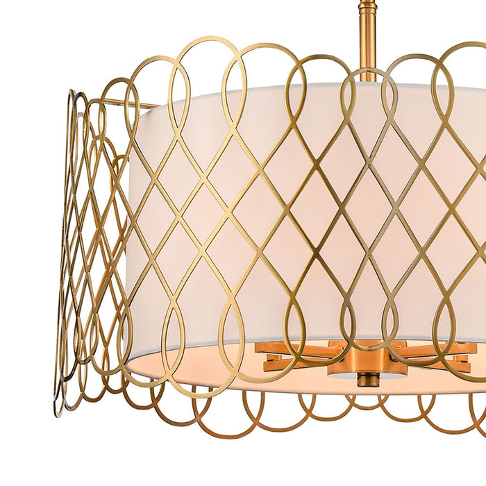 Chic Twist 4-Light Pendant