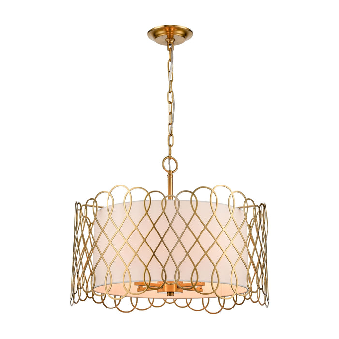 Chic Twist 4-Light Pendant