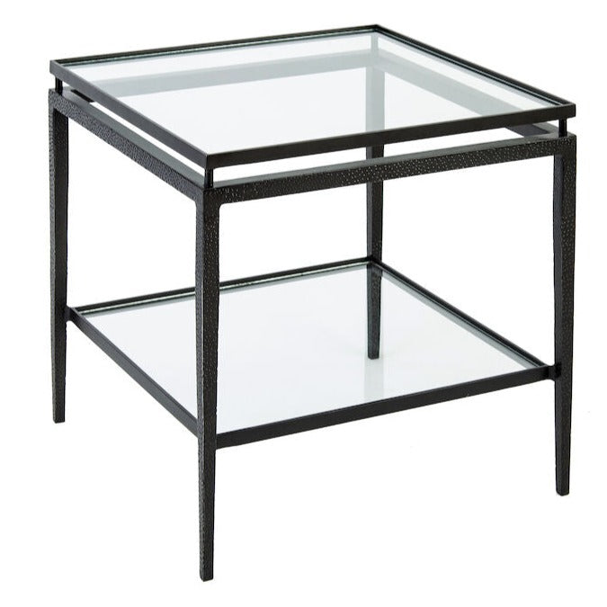 Square Black Accent Table