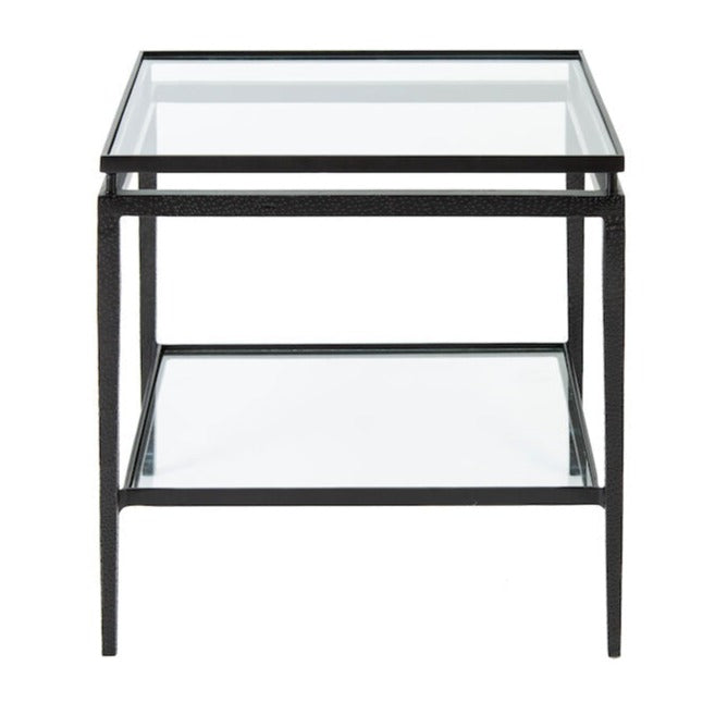 Square Black Accent Table