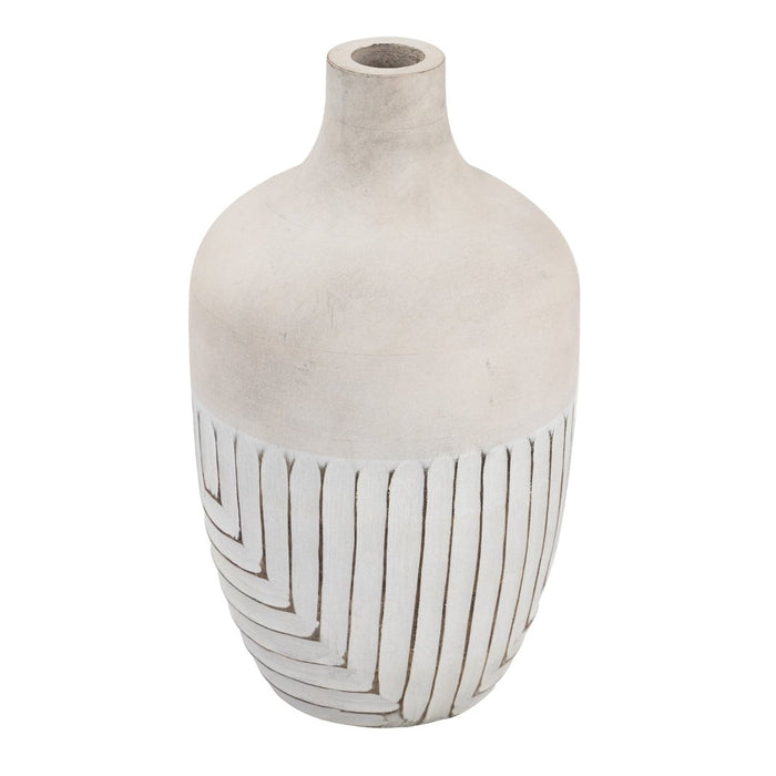 Large Geometric Accent Vase