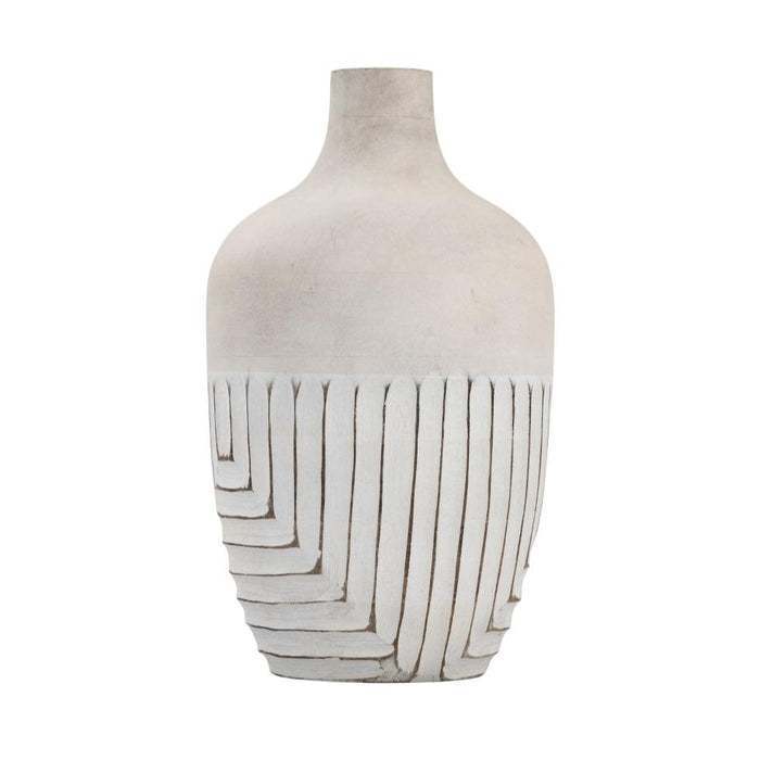 Large Geometric Accent Vase