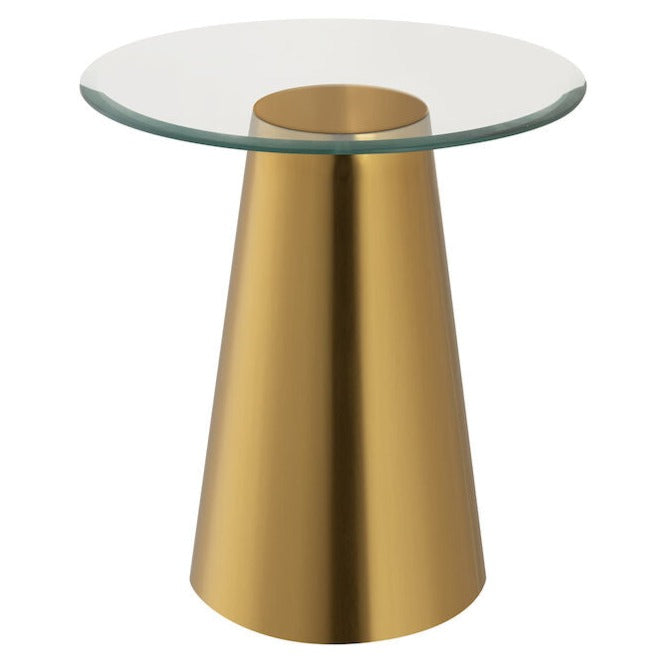 Midcentury Cantilevered Accent Table