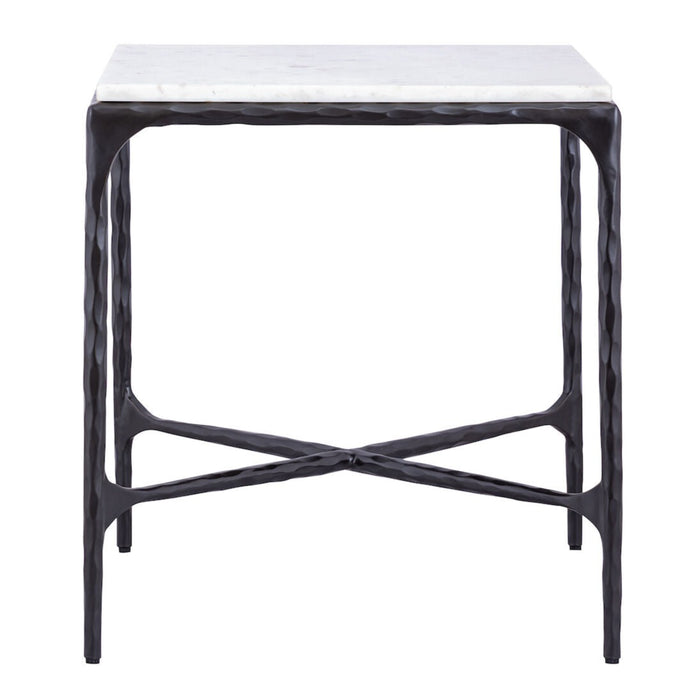 White Marble Accent Table