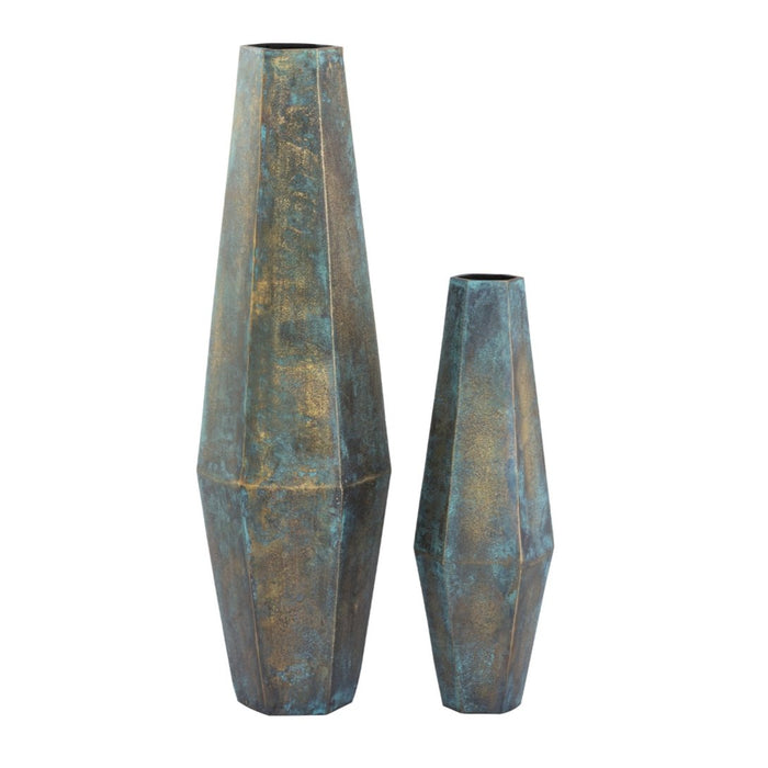 2-Set Faceted Gem Vases