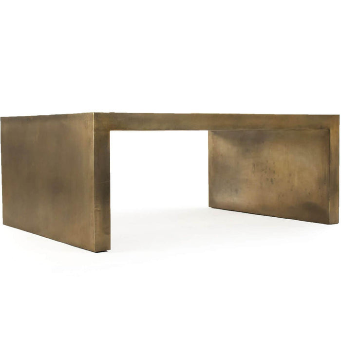 Modern Aged Bronze Coffee Table