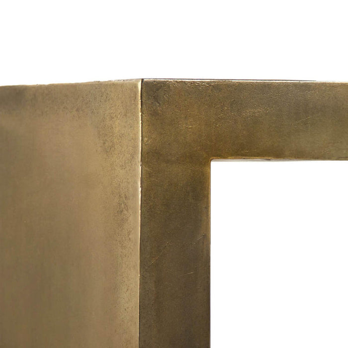 Modern Aged Bronze Coffee Table