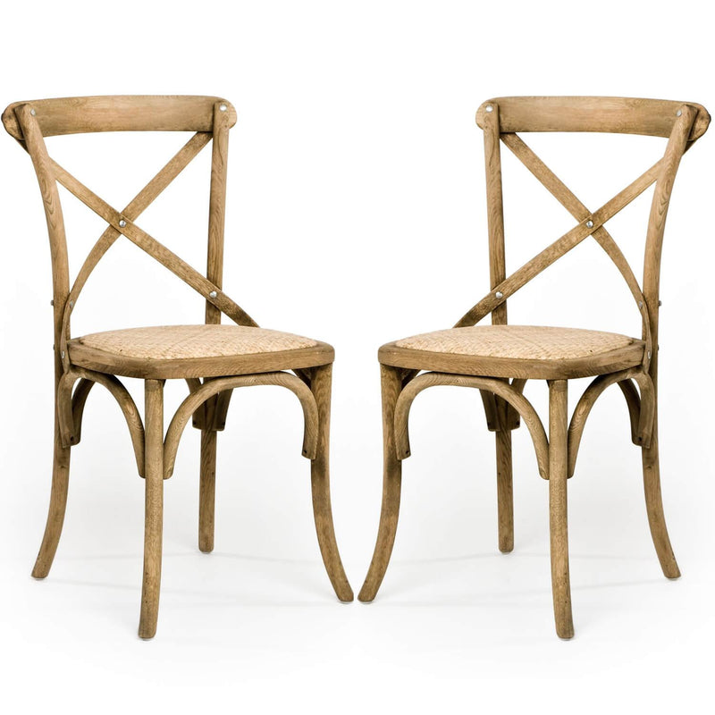 Natural Parisian Cafe Chairs