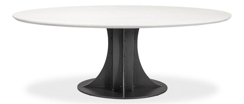 Parisian Chic Oval Dining Table